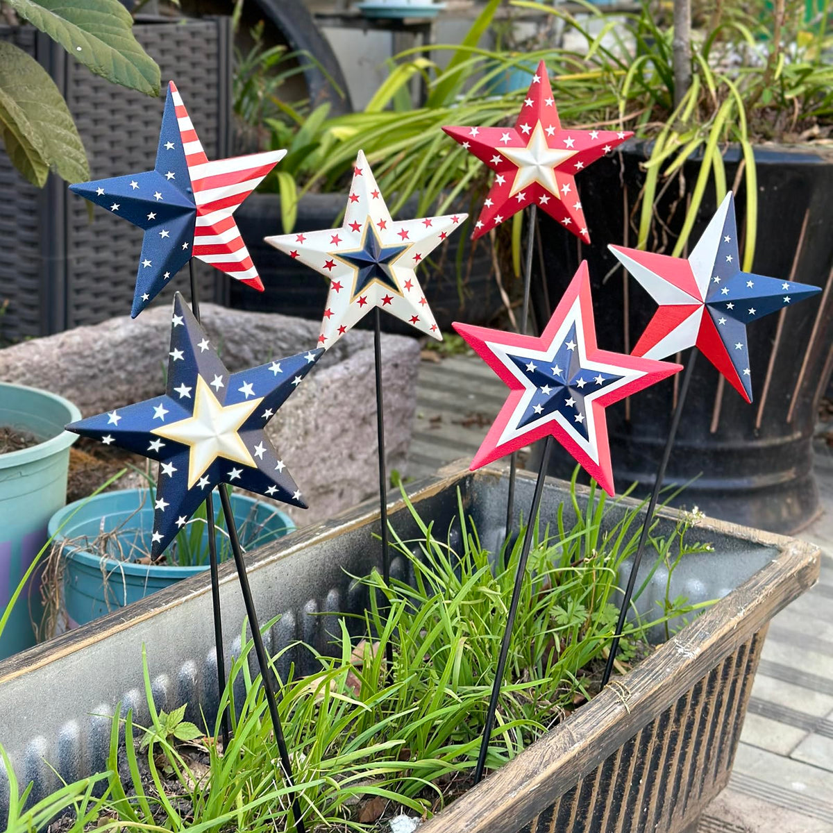 WKHOMEDECO patriotic decor suits Memorial Day displays for timeless charm.