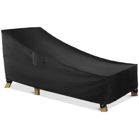 WLEAFJ patio chaise lounge cover waterproof protection for outdoor use.