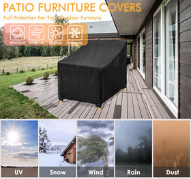 WLEAFJ two-pack bundle offers budget-friendly protection for multiple outdoor chairs.