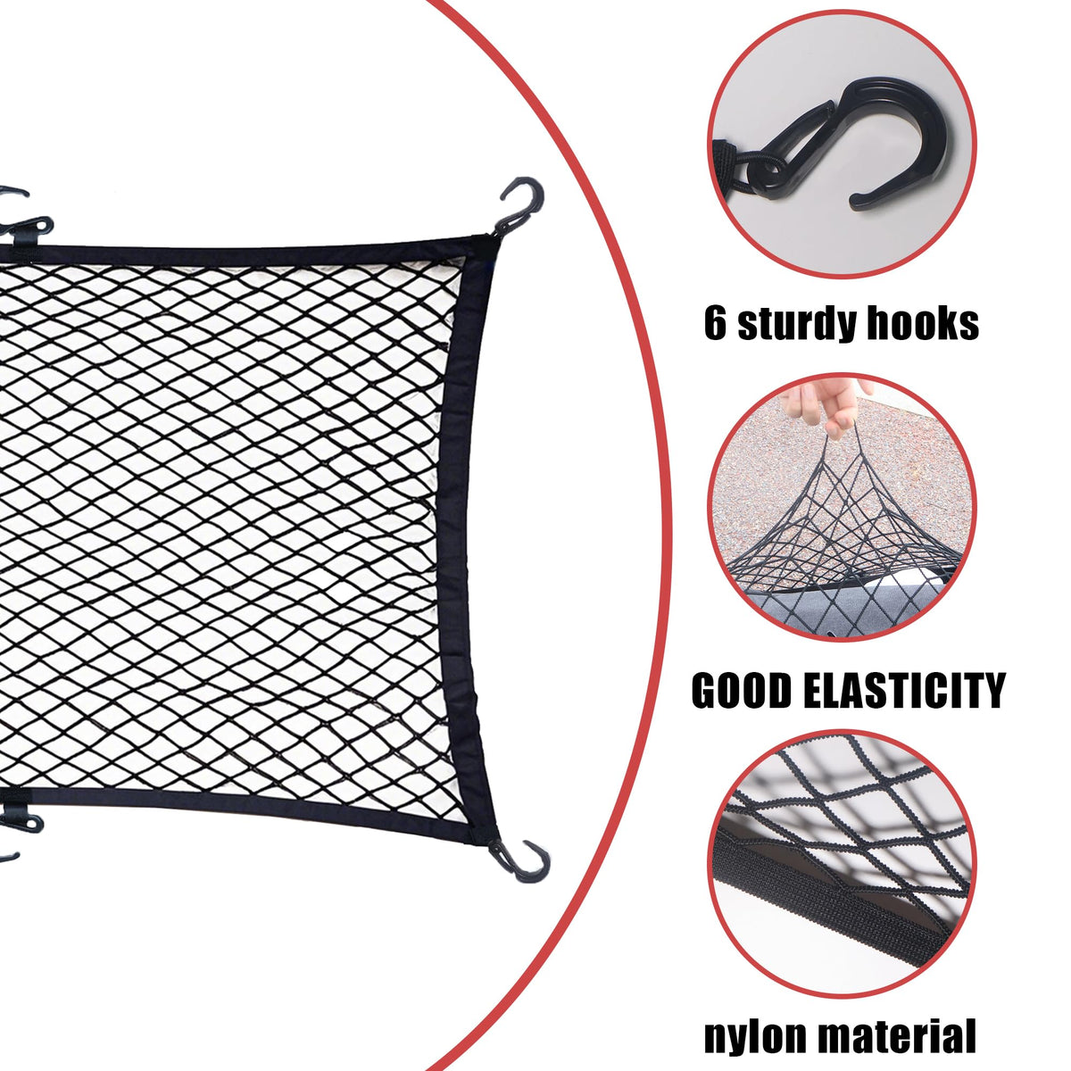 Durable nylon with elastic bands from Wlitinzsen offers lasting elasticity for frequent use.
