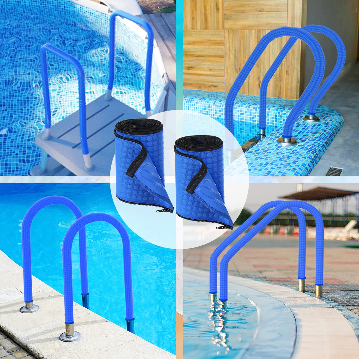 WLLEYAY anti slip silicone dots on handrail cover improve grip