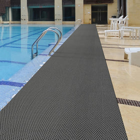 WLWLEO drainage mat with large cuttable size for a custom fit in wet areas.