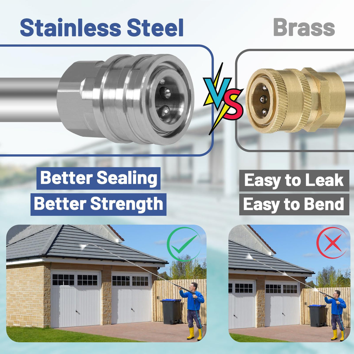 Wmnvshier curved rods 30°, 90°, 120° enable hard-to-reach cleaning.