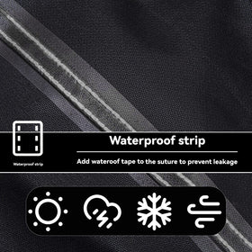 Wnanan waterproof fabric shields cart from rain and UV exposure