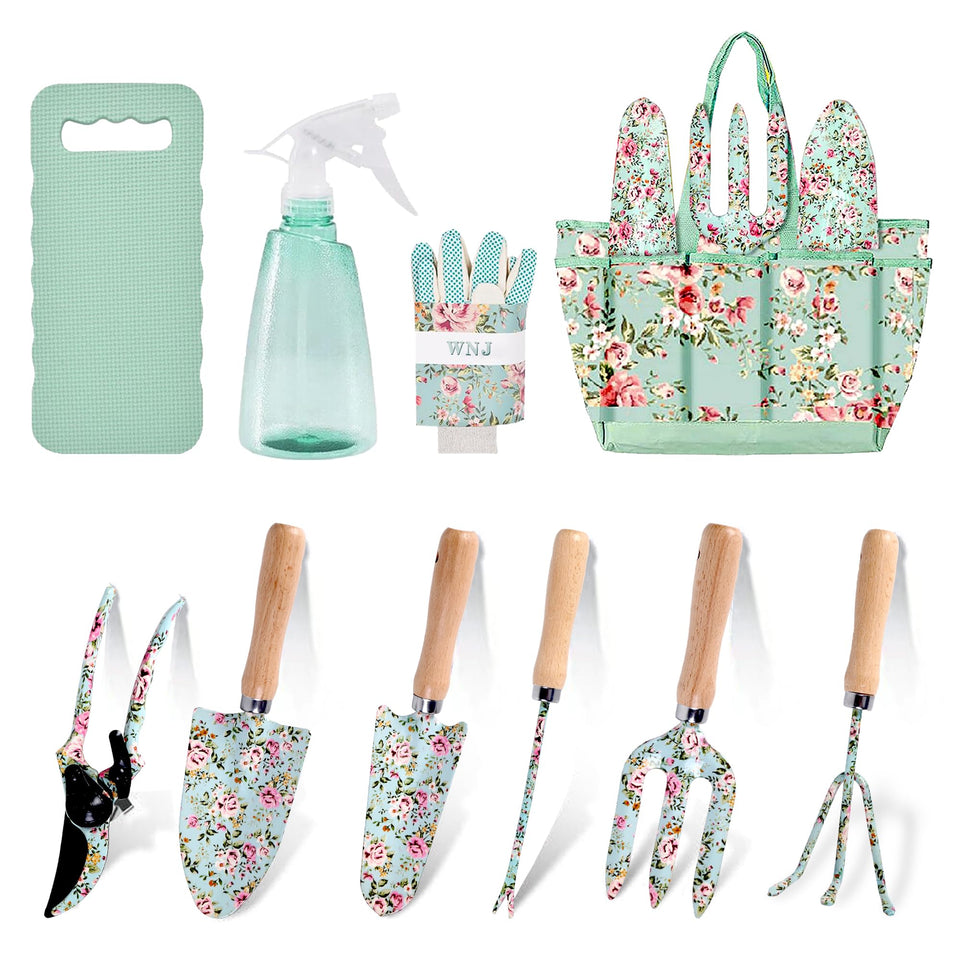 WNJ 10-piece floral garden tools pruner for precise pruning with ergonomic grip