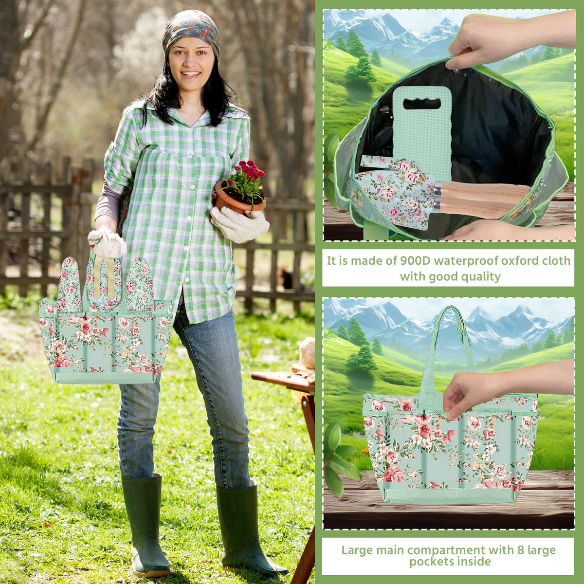 WNJ kneeling pad cushions knees during long gardening sessions