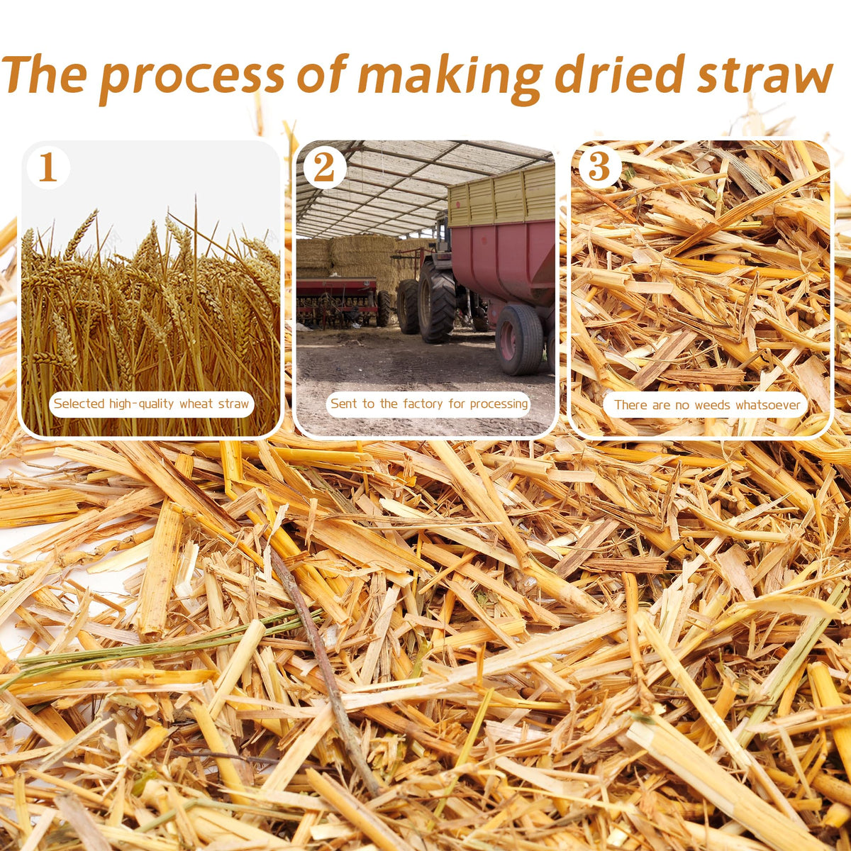 WNJ wheat straw added to compost piles for biomass