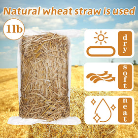 Vacuum-sealed WNJ wheat straw pack keeps straw tidy and portable