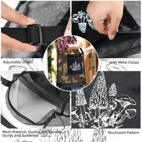 Collapsible Woanger mesh bags folded for compact storage.