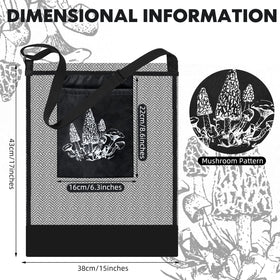 Woanger bag pouch shown for small tools during harvest.