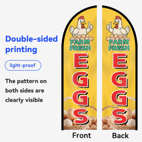 WOANIXY Backyard egg sign display for home egg sales