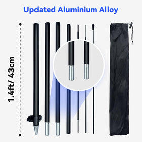 WOANIXY multi-scene advertising-ready flag pole for businesses