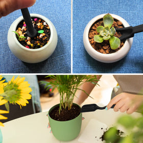 Wobodan mini transplanting kit for small plants and bonsai in tight spaces