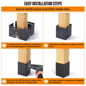 Screws and drill bits shown for simple, quick installation of the WOCEPU protector