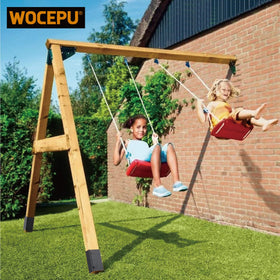 WOCEPU protector installed on a fence post in a yard setting