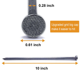 WOCHOLL metal edging spike demonstrates solid restraint for artificial turf.