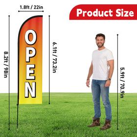 WODICY swooper flag kit for fast promotions and outdoor signage