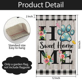 Wodison rustic farmhouse outdoor flag for curb appeal