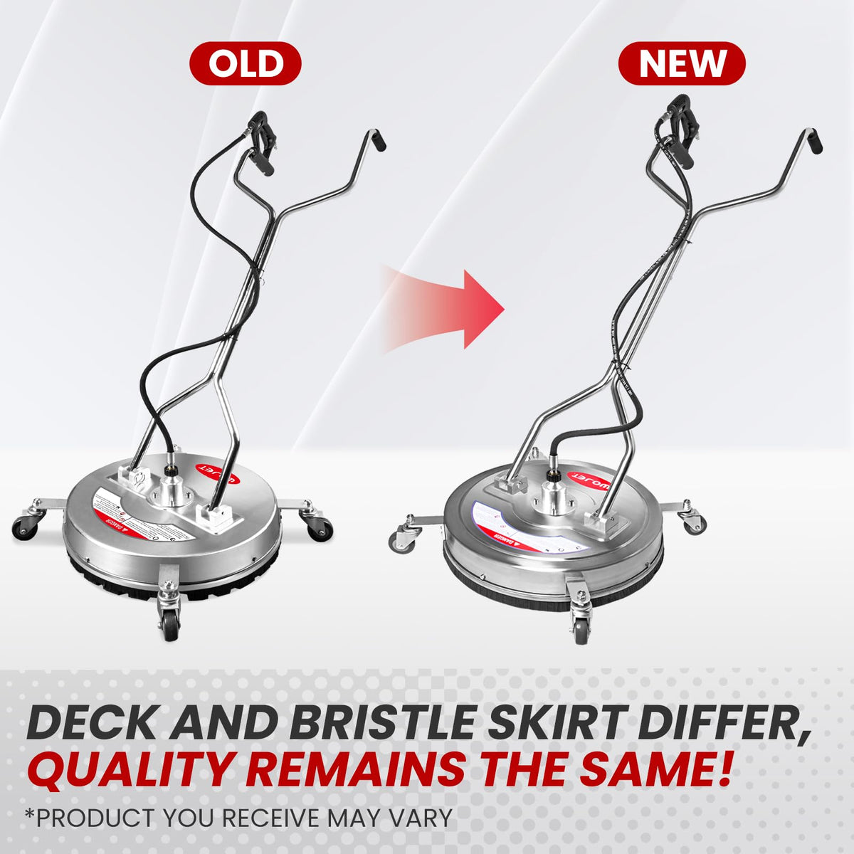 Commercial-grade WOJET surface cleaner designed for tough outdoor tasks