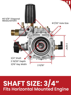 WOJET die cast aluminum body resists rust for long lasting use