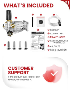 WOJET replacement kit image highlighting an easy 10 minute install