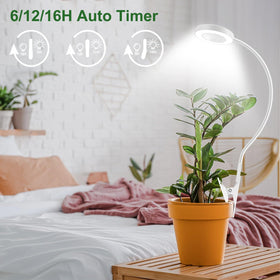 Wolezek 2-in-1 grow lights, long 80in cord supports flexible placement.