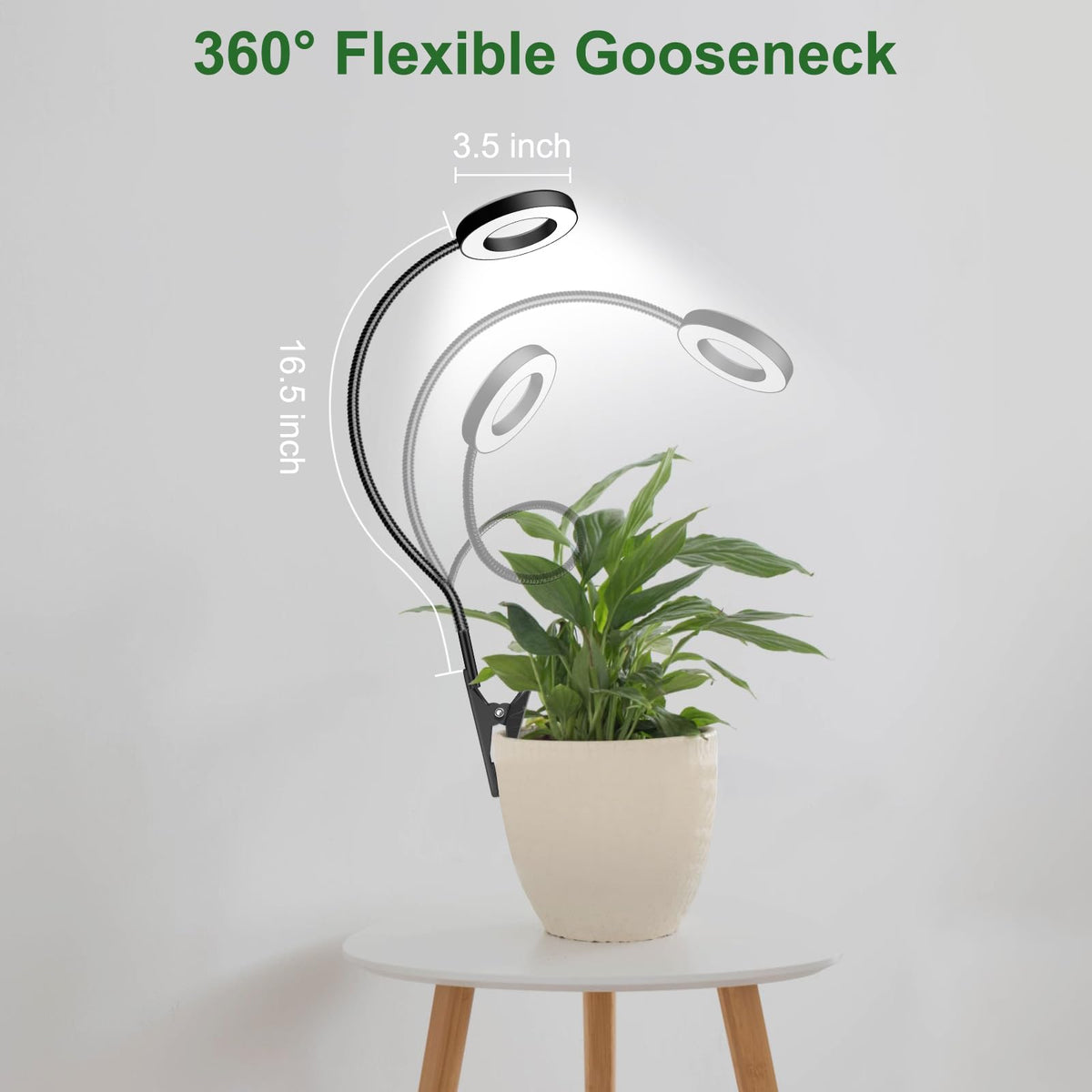 wolezek 360deg gooseneck for versatile lighting angles