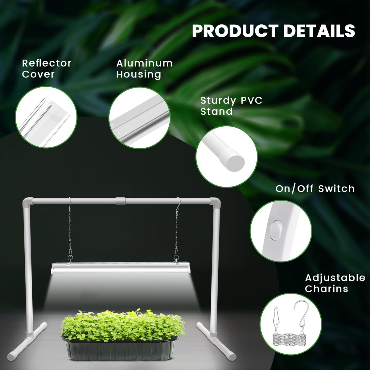 Wolezek full-spectrum LEDs mimic sunlight to promote robust growth