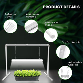 Wolezek full-spectrum LEDs mimic sunlight to promote robust growth