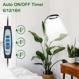 80 LEDs delivering bright, efficient indoor plant illumination