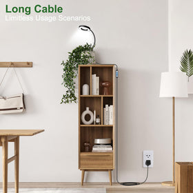 Wolezek grow light 80.7 inch cord enables easy placement