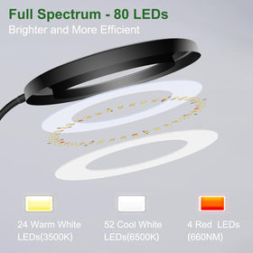 Tall, stable Wolezek grow light design for secure indoor setup