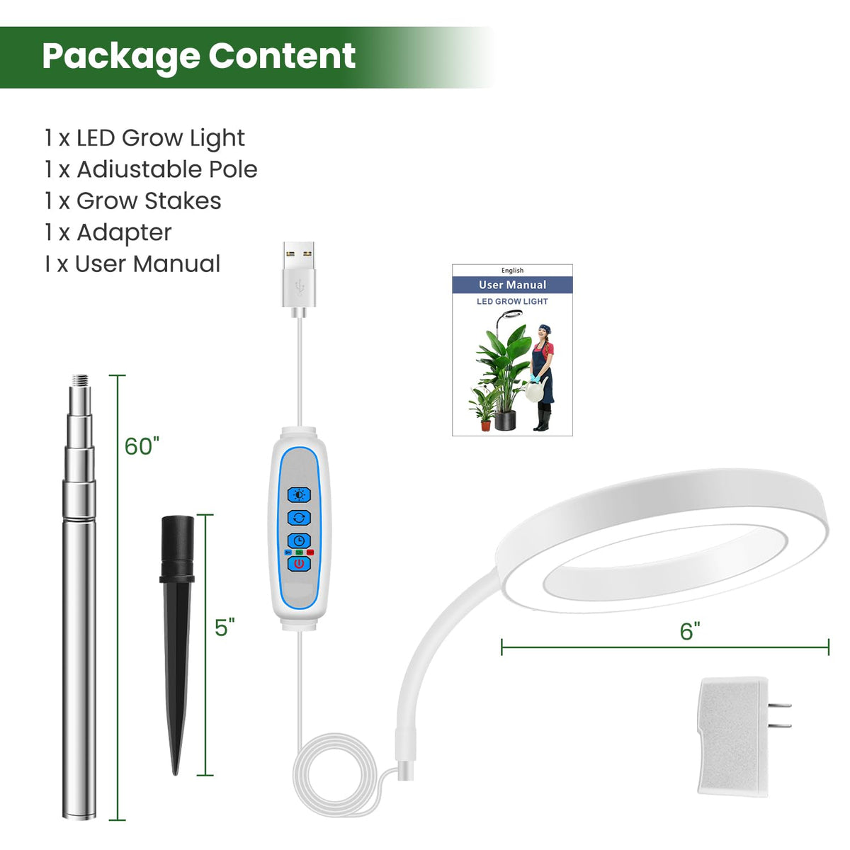 Wolezek Grow Light includes warranty and ongoing support.