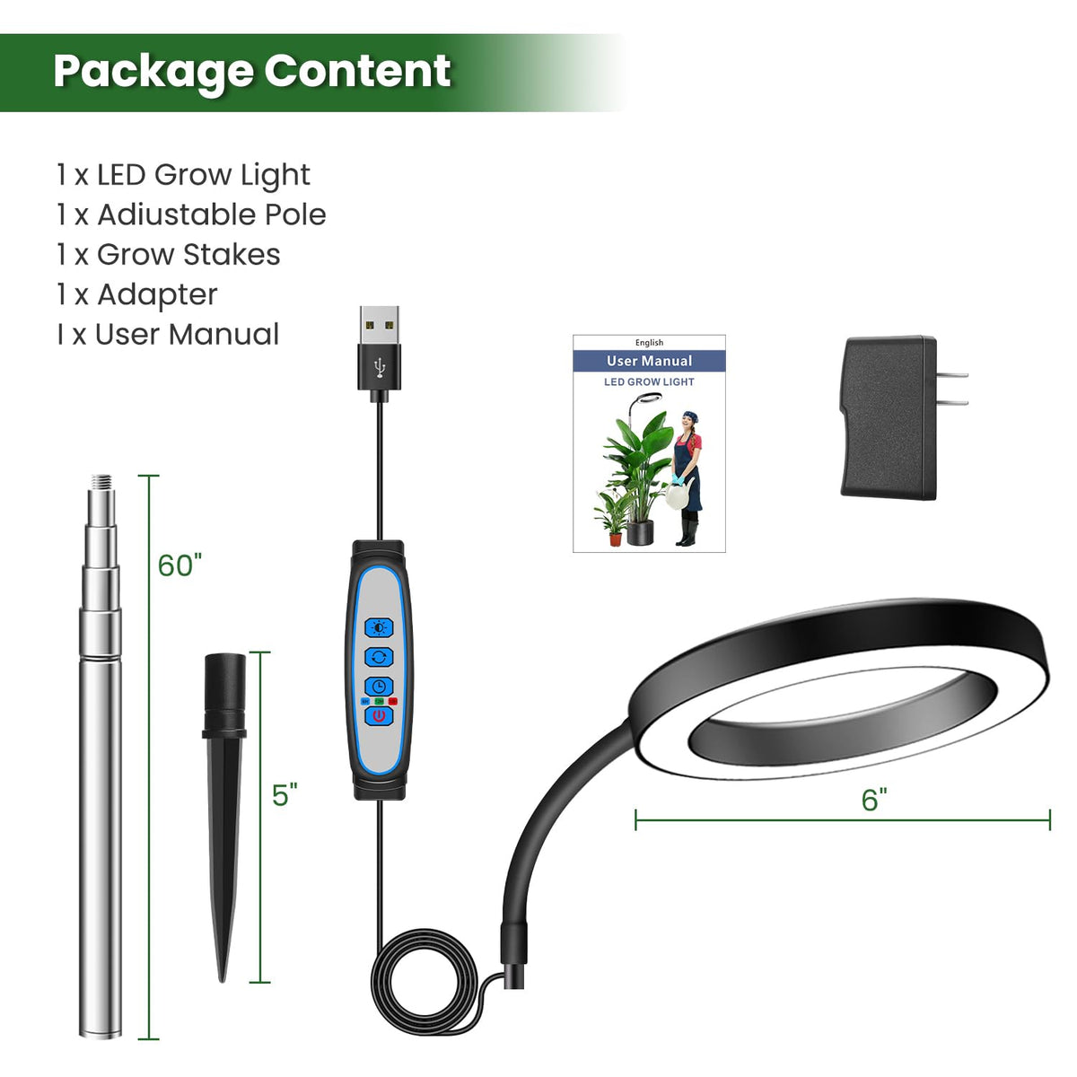 12-month warranty and lifetime support for Wolezek grow lights