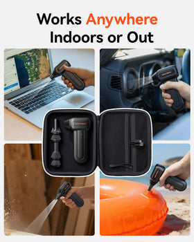 WOLFBOX case organized pockets keeping nozzles and cables handy