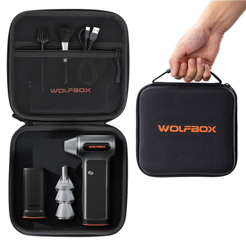 WOLFBOX MF200 carrying case with compact design for secure travel