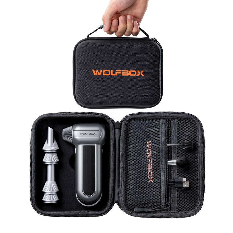 WOLFBOX MF100 case exterior shell for secure travel.