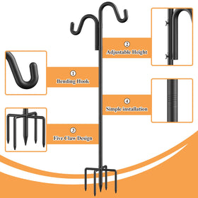 Womnwomn adjustable height allows 76-inch reach for varied setups