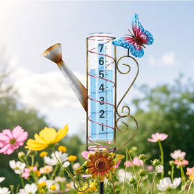 WONDER GARDEN easy-installation rain gauge for fast outdoor setup