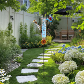 WONDER GARDEN quality-assurance rain gauge ships with support
