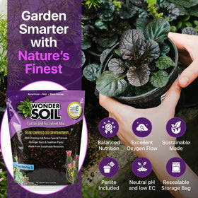 Wonder Soil is suitable for outdoor planting with moisture balance.