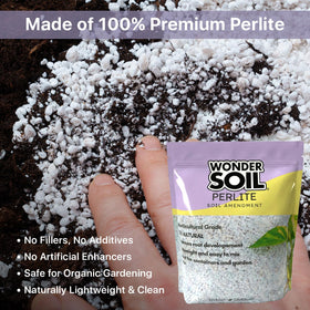Wonder Soil perlite drainage boost prevents waterlogging and supports healthy growth.