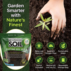 Wonder Soil balances water retention and drainage for healthy root zones