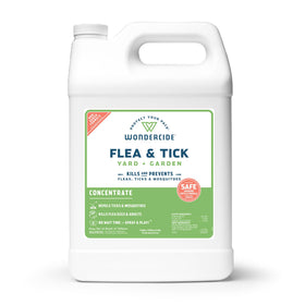 Wondercide flea and tick yard spray concentrate in use for concentrated outdoor protection.
