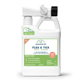 Wondercide ready-to-use yard spray protecting outdoor spaces from fleas, ticks, and mosquitoes.