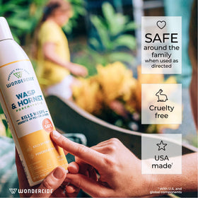 Wondercide safe-for-kids-and-pets outdoor spray when used as directed