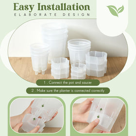 Durable reusable Wonderjune planters for indoor and outdoor use