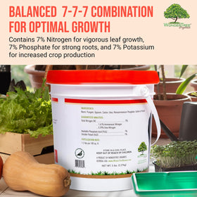 WonderTree Eden soil-drench application demonstrates a water-based nutrient mix
