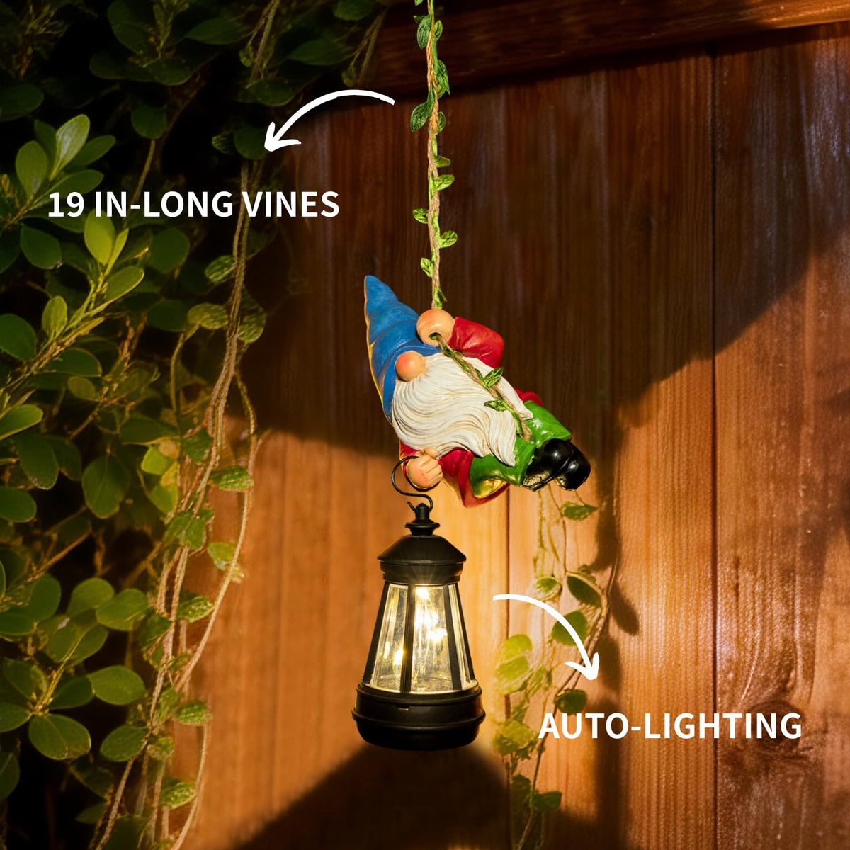 WONDHOME garden decor adds fairy-tale ambiance to walls, fences, and porches