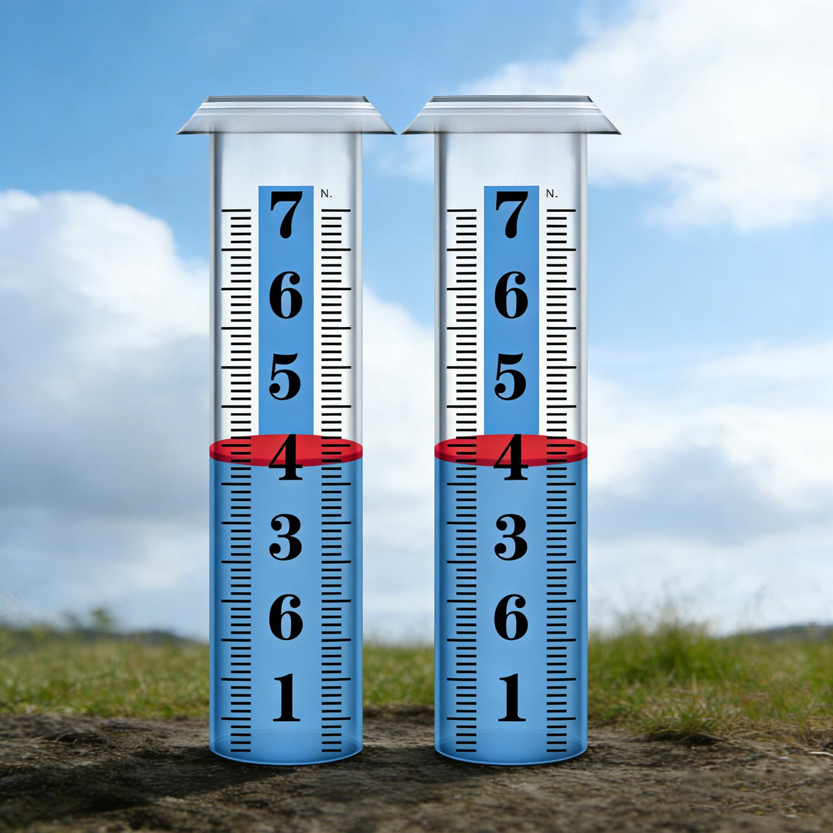WondMall cleaning brush for rain gauge tubes to maintain accuracy